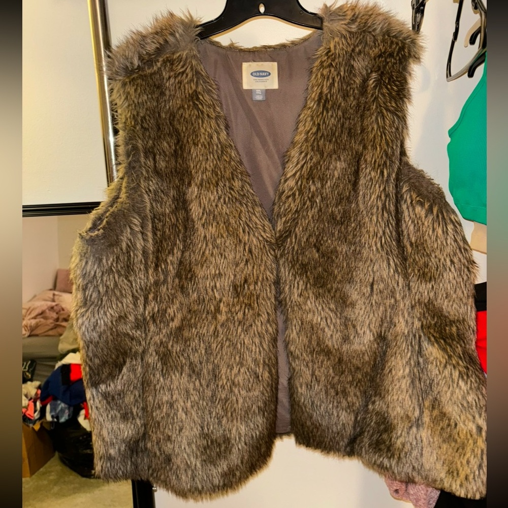 Furry Old Navy Vest